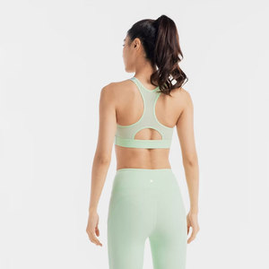 Soutien-gorge de sport dos nageur pour femme, imprimé tie-dye, maintien moyen, respirant, pour yoga et activités sportives, en Spandex et Polyester, en vente en ligne - Product Image 4