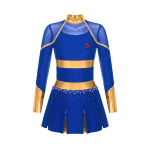 Uniforme de Animadora Juvenil de Poliéster con Mangas Largas y Diseño sin Espalda, Superventas - Product Image 2
