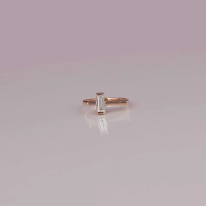 ביקוש גבוה ברקת חתוך רצועת יחיד moissanite טבעת אירוסין משובצת יהלום חתונה כלה מיצרן הודי - Product Image 2