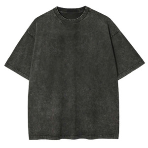 T-shirt oversize personnalisé pour femme, grande taille, 160 g/m², 100 % coton jersey, tie-dye, broderie, blanc, épaules tombantes, streetwear, logo - Product Image 4