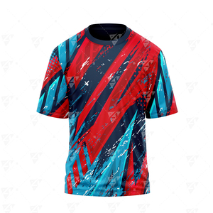 Camiseta de algodón 100% ecológica, de gran tamaño, con logotipo frontal impreso por sublimación personalizada, para hombre, de corte holgado. - Product Image 2
