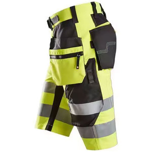 Pantalones Cortos de Trabajo de Verano para Hombre, Transpirables, Impermeables, Reflectantes de Alta Visibilidad, con Cordones, Estilo Hip Hop, Más Vendidos - Product Image 4