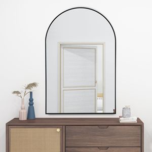 ชุด2ชิ้นกระจกห้องน้ำสีดำมุมขวา, 36 "* 24" ทำจากอลูมิเนียมอัลลอยด์ดีไซน์เรียบหรู - Product Image 1