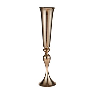 Vase de sol moderne en laiton de haute qualité, centre de table décoratif pour mariage, vase en métal, nouvelle arrivée, décoration au prix le plus bas - Product Image 5