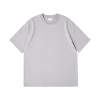 T-shirt unisexe surdimensionné à coupe ample en coton peigné double fil 240 GSM, prix usine Chine Bangladesh