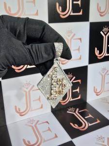 Joyería al por Mayor para Hombre y Mujer, Estilo Hip-Hop, Plata de Ley 925, Colgante Estampado, Diseño Unisex de Alta Calidad, Colgante con Símbolo del 1% - Product Image 4