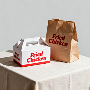 Custom Logo Printing Eco-Friendly Biodegradable Happy Meal Treat Gable <b>Box</b> Kids <b>Party</b> Favor Gift <b>Box</b> Packaging for Fried Chicken - Product Image 2