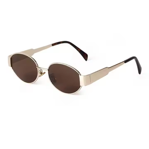 Lunettes de soleil ovales classiques rétro, protection UV, pour la plage, la pêche, la conduite, pour hommes et femmes - Product Image 6