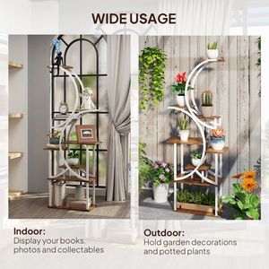 Espositore per Fiori/Piante a Scala con Ripiani per Esporre Vegetazione e Composizioni - Product Image 4