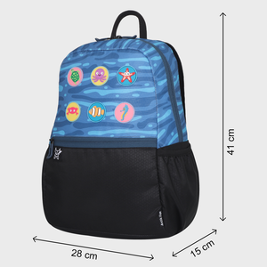 Sac à dos scolaire Arctic Fox Habit Aqua pour garçons et filles - Product Image 6