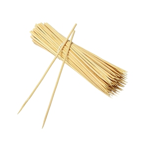 Brochettes en bambou de haute qualité, écologiques, droites, personnalisables, pour barbecue, vente en gros - Product Image 1