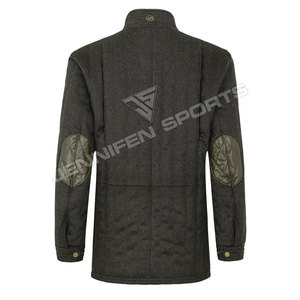 Customized High Quality Men's Best 100% Wool Fabric Jacket New Style Hunting Jacket Multi Pockets&Buttons Closing - Product Image 2