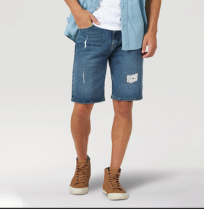 Shorts en jean baggy pour hommes, tendance, durables, légers et idéaux pour les sorties décontractées et les journées relaxantes - Product Image 1