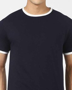 T-shirts pour hommes à manches courtes, coupe ample, 100% coton, anti-boulochage, avec logo personnalisé imprimé, de haute qualité et très vendus - Product Image 1