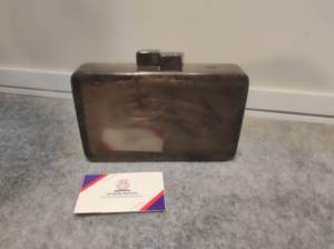 High-Quality Crystals Worked Handcrafted Resin <b>Box</b> Bag Latest 2026 Design, Perfect for <b>Bridal</b> Party Fashion Clutch with Handle - Product Image 3