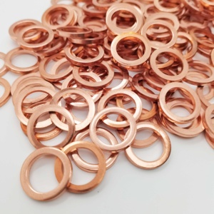 Arruelas Industriais De Alta Qualidade Arruelas Planas De Cobre Anéis De Vedação Suportes De Bico Politetrafluoroetileno Metal Aço Silício FKM - Product Image 2