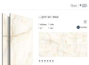 Carreaux de porcelaine brillants de qualité supérieure, dimensions 800x1600, 1200x1800, 750x1500 mm, grandes dalles de luxe pour sols et murs, pour design d'intérieur moderne - Product Image 5