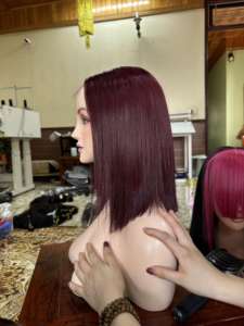 Extensions de cheveux raides en os bordeaux de haute qualité vietnamiennes 100% non traitées sans enchevêtrement sans perte avec prix de gros - Product Image 3