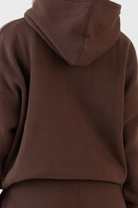 <b>Women</b> Oversized Hoodie Wide Leg Sweatpants Set Casual <b>Fleece</b> Tracksuit Two Piece Loungewear <b>Jogger</b> Outfit Streetwear Daily Wear - Product Image 4