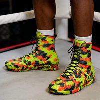 Chaussures de boxe haute performance Longheng, semelle légère, absorption des chocs pour l'entraînement sportif de kickboxing