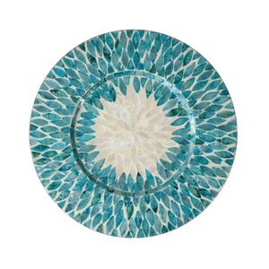 Nuevo Diseño, Salvamanteles Redondo de Lujo con Incrustaciones de Madreperla, Hecho a Mano, Salvamanteles Decorativo para Mesa de Comedor - Product Image 3