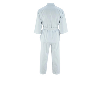 Uniforme de Taekwondo Blanco, 100% Algodón, Transpirable, Unisex, para Adultos, de una Pieza, con Logotipo Frontal - Product Image 3