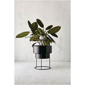 Modern Black Metal Plant Stand Indoor Luxury Tiered Iron Flower <b>Pot</b> <b>Holder</b> Nordic Minimalist Decorative Garden Planter Metal <b>Pot</b> - Product Image 1
