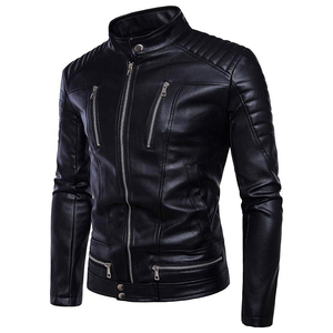 Premium <b>Mens</b> <b>Leather</b> <b>Jacket</b> Durable Genuine <b>Leather</b> Classic Fashion Motorcycle Riding Everyday Comfort - Product Image 4