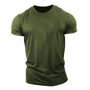Camisetas Promocionales Personalizadas para Hombre, Camisetas Deportivas de Gimnasio con Cuello Redondo, Diseño Liso, Ropa Deportiva, Camisetas con Logotipo Personalizado - Product Image 4