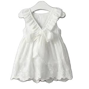 Nuevo Vestido de Verano para Bebés Niñas, Vestido Mini de Varias Capas con Mangas, Bordado de Flores, Chaqueta de Tafetán con Volantes, Diadema para Niños - Product Image 6