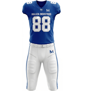 Uniforme d'équipe de football américain d'élite, maillot respirant, pantalon, design personnalisé, vêtements de sport, MALUZA INDUSTRIES - Product Image 1