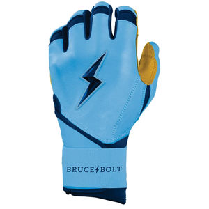 ถุงมือตีเบสบอลรุ่น Bear Series แบบยาว สีฟ้าแคโรไลนา BRUCE BOLT ทำจากหนังคาเบรตต้า 100% กันลื่น นุ่มสบาย เหมาะสำหรับการฝึกซ้อม - Product Image 5