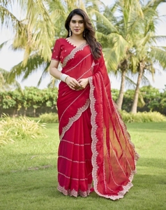 Sari indio bordado estilo Bollywood - Product Image 5