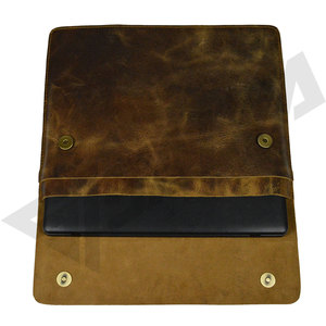 Wholesale Custom Crunch Leather Laptop Sleeve Cover Travel <b>Briefcase</b> Computer Business Rustic Leather Laptop Case/Sleeve/Bag - Product Image 4