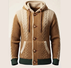 Sudadera con Capucha Moderna para Hombre, Juvenil, Estilo Urbano, Corte Regular, Informal, Tejido de Punto, 100% Algodón, Impermeable, Ecológica, con Bolsillos - Product Image 4