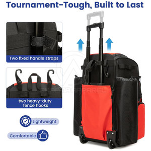 Equipo de Almacenamiento Deportivo de Primera Calidad para Jugadores, Bolsa de Béisbol Duradera y Espaciosa con Múltiples Compartimentos y Tela Resistente - Product Image 4