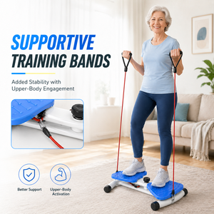 FLOWA Appareil d'entraînement d'équilibre pour seniors - Exerciceur de stabilité lombaire à faible impact avec poignée de sécurité - Outil d'activité quotidienne à domicile - Product Image 4