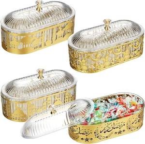 Bol à dattes en métal poli, idéal pour la présentation de dattes de qualité supérieure, de fruits secs et de collations gourmandes - Product Image 5