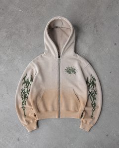 <b>Pink</b> Zip <b>Hoodie</b> Stud Chest Detail Heavyweight Oversized Streetwear Casual Fleece Eco-Friendly Quick Dry Breathable - Product Image 6