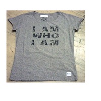 T-shirt d'été personnalisé pour femme de qualité supérieure, 100 % coton, manches courtes, tricoté, imprimé délavé aux enzymes, décontracté, en promotion, Inde