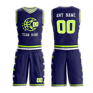 Uniforme de Baloncesto Deportivo Unisex al por Mayor, Personalizado con Logotipo y Nombre del Equipo, Transpirable, 100% Algodón, para Entrenamiento y Juego - Product Image 1