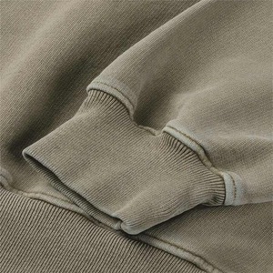 Sweat-shirt en coton de haute qualité pour homme, coupe ample, 100 % coton, col rond, avec épaules tombantes et design court, fournisseur d'usine - Product Image 3