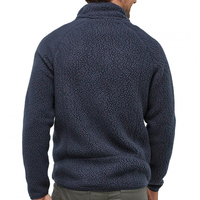 Veste polaire zippée en sherpa pour homme, fausse fourrure, pull en polaire, veste chaude doublée en sherpa pour l'hiver