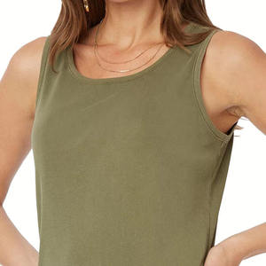 Woman's <b>Tank</b> <b>Tops</b> Breathable & Thin <b>Loose</b> <b>Tank</b> <b>Tops</b> Casual 100% Cotton Quick Dry Women <b>Tank</b> <b>Top</b> - Product Image 4
