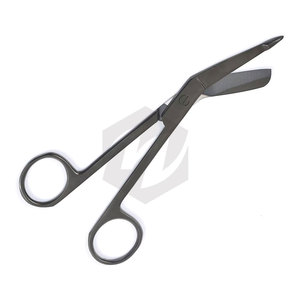 Ciseaux à pansements Lister de qualité supérieure, finition titane noir, 5,5 pouces, instruments médicaux de qualité supérieure pour les premiers secours et les situations d'urgence - Product Image 5