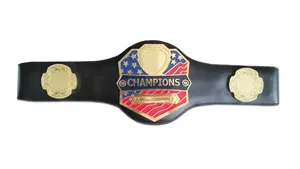 Ceinture de champion personnalisée par le fabricant, robuste, grande plaque en métal doré, pour la lutte, la boxe, les arts martiaux, ceintures de championnat WWF - Product Image 3