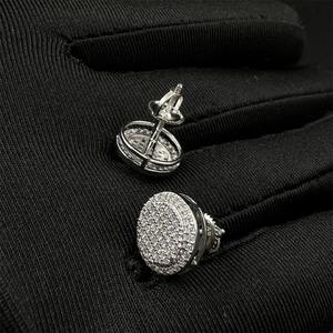 Top Selling Luxury Bridal Moissanite Diamond Earrings 925 Sterling Silver Wedding Jewelry Gift for Women Available For Sale - Product Image 1