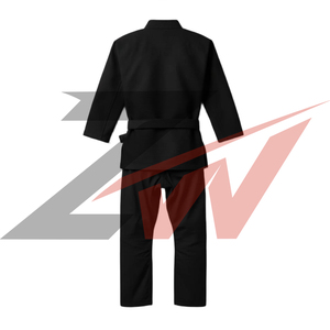 Kimono Blanco de BJJ con Logotipo Bordado y Forro Sublimado, Gi de Jiu-Jitsu, Uniforme de Artes Marciales Cómodo y Holgado - Product Image 3