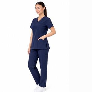 Ensemble de tenues médicales extensibles pour femmes, uniforme d'infirmière, vêtements de travail pour hôpital, clinique et soins de santé - Product Image 3