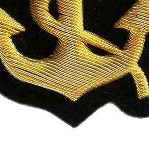 Badges brodés à la main en fil de bullion, design haut de gamme, avec épingle de sûreté - Badges de blazer personnalisés de haute qualité 2026 - Product Image 4